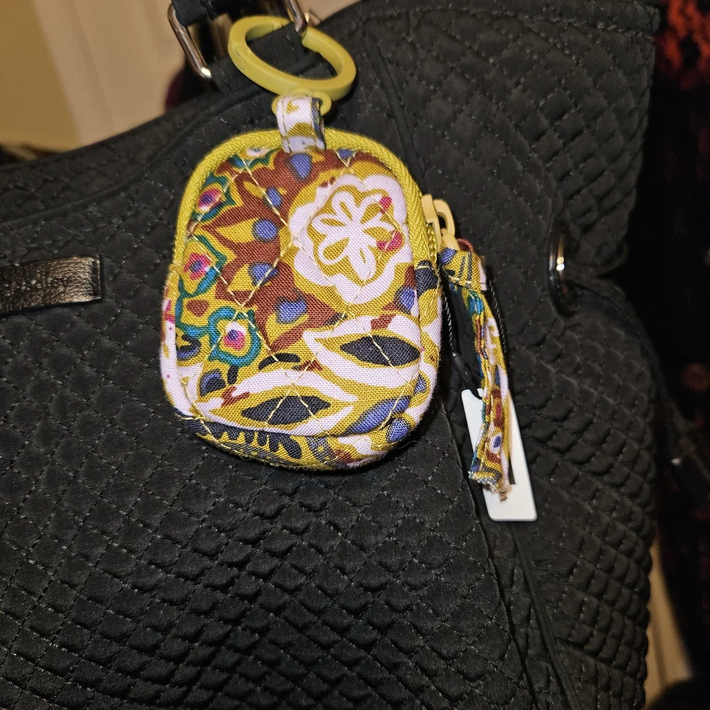 #624 Vera Bradley Multicolor Floral Bag Charms, Varies Color